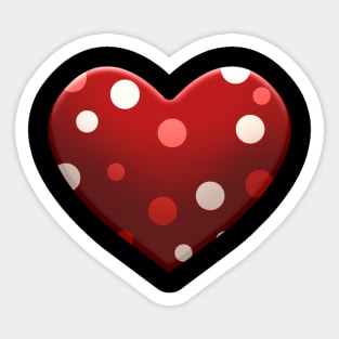 Little Red Heart cute Sticker